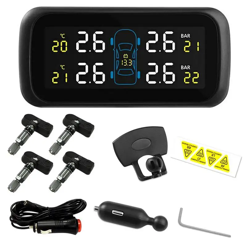 

Car Tire Pressure Monitor Accurate And Convenient Real-Time Tire Pressure Monitor Real-time Detection Tire Pressure And