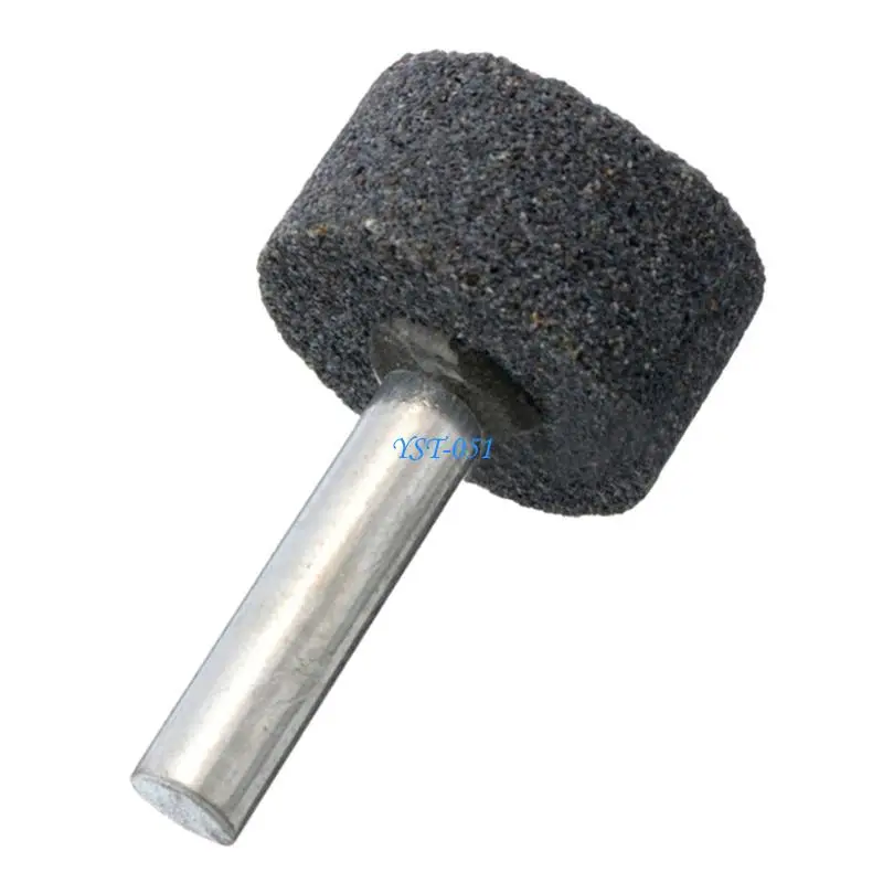 E15A 10pcs حجر الكشط نقاط الحجر الكهربائي ملحقات الطحن الكهربائية تلميع مجموعات أدوات عجلة رأس الطحن لأداة الدوران