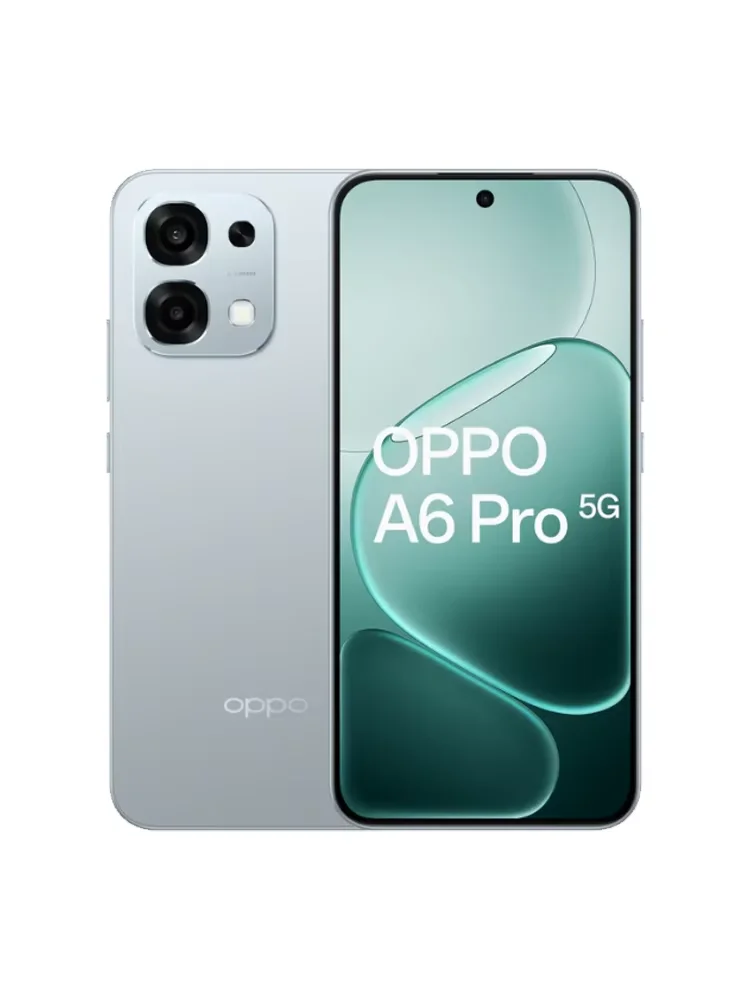 EU-Version OPPO A6 Pro 5G Smartphone 8 GB + 256 GB, 6500 mAh, MTk Dimensity 6300, AMOLED, 50 MP AI-Hauptkamera IP69
