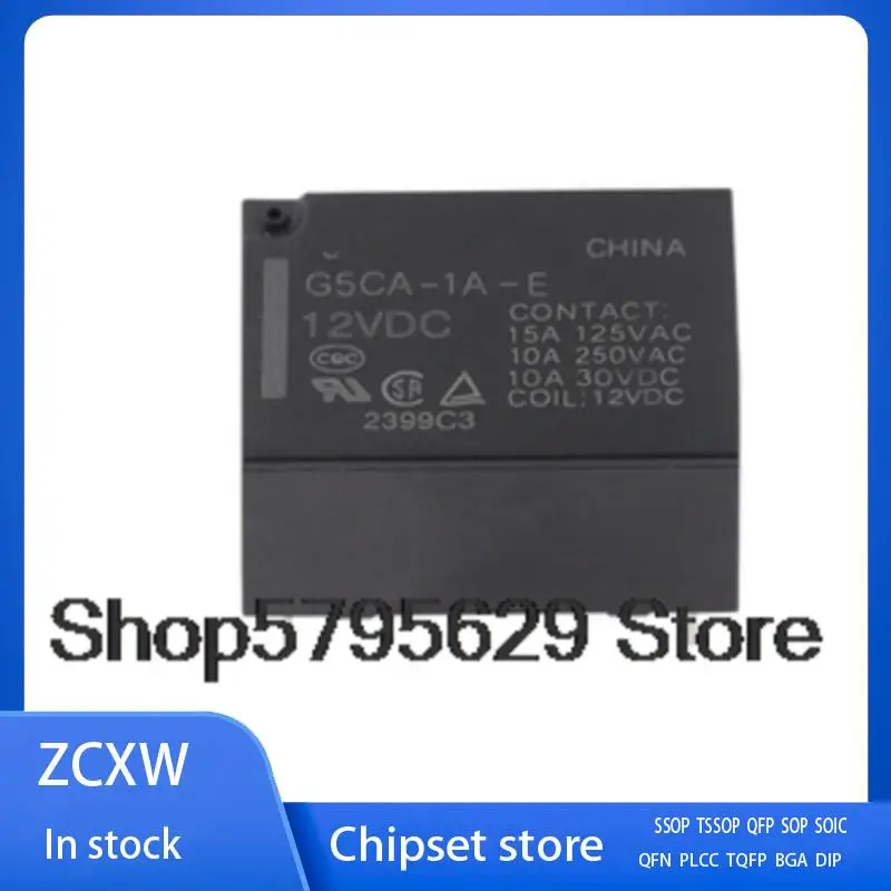 5Pcs/Lot  New   G5CA-1A-E-MDK-6VDC  G5CA-1A-E-12VDC  G5CA-1A-E-24VDC 6VDC 12VDC 24VDC  10A 4PIN 