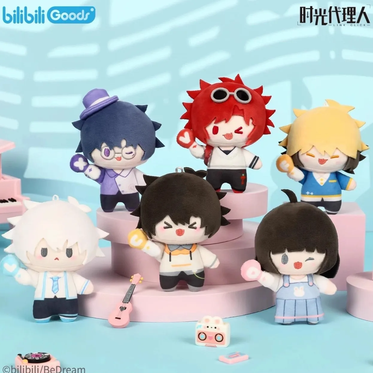 الرابط الأصلي انقر MiniQ دعم سلسلة قلادة المفاتيح صندوق أعمى لوكاس تشارلز جو الوريد تحصيل العصرية مفاجأة هدية للأطفال #5