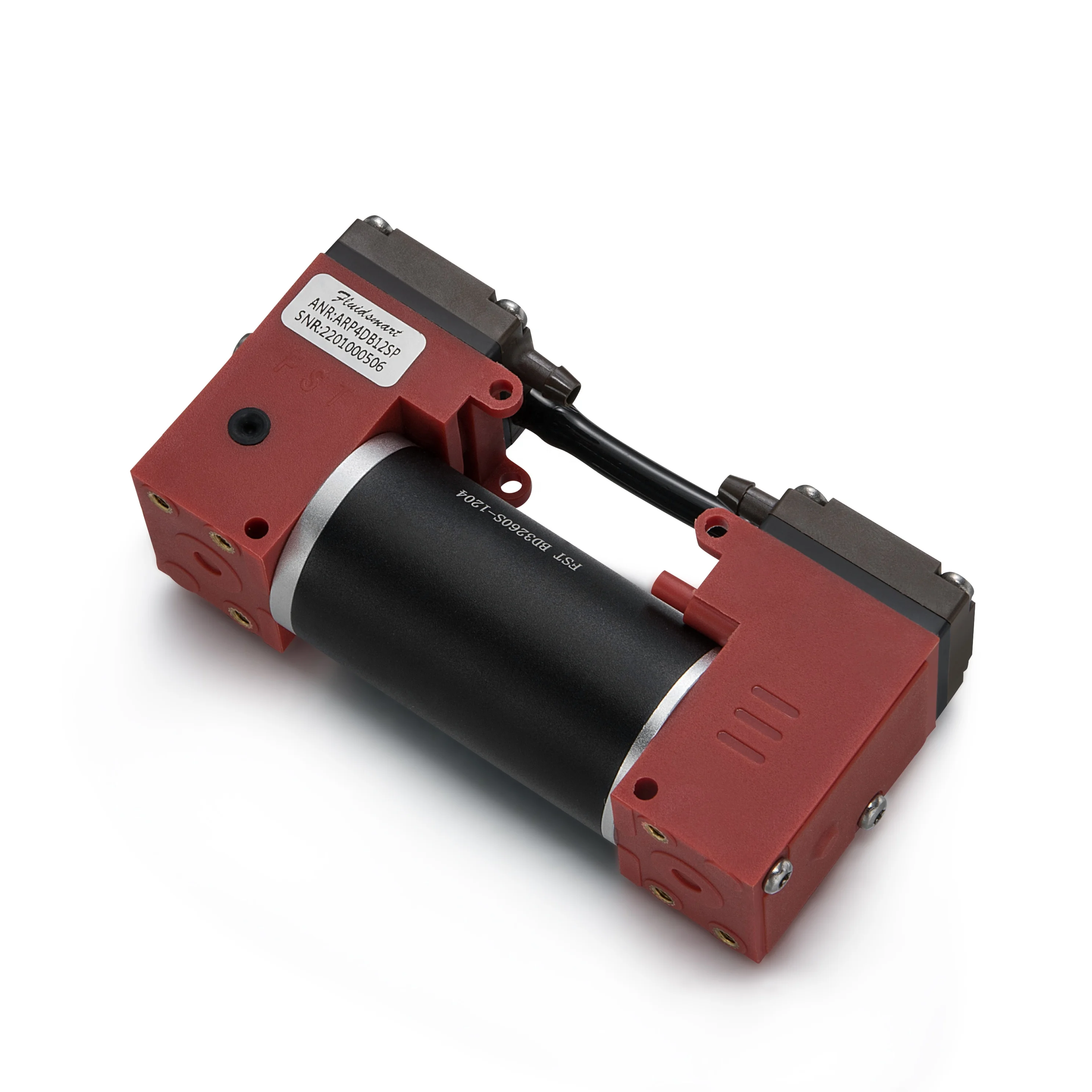 

Fluidsmart высокого давления 4 бар электрический поворотный поршень небольшой компрессор с двойной головкой поршень лабораторный микровоздушный насос для отбора проб газа