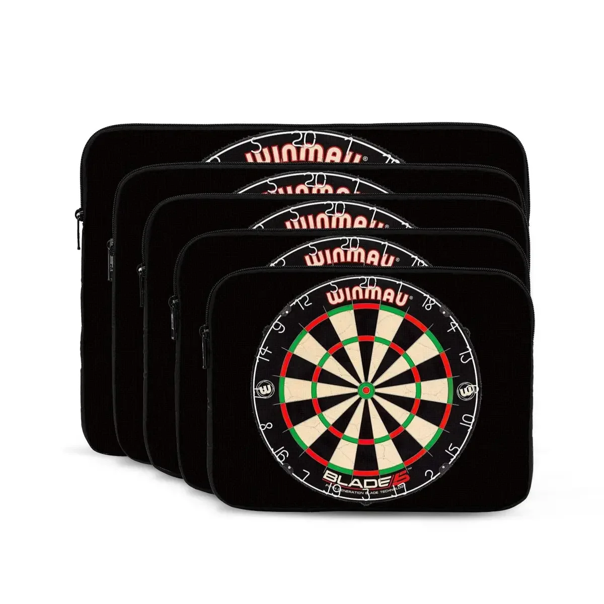 Winmau Dartboard Notebook Laptop Bag, bolsa, capa da luva, Tablet à prova de choque, lâmina 5, 10 ", 12", 13 ", 15", 17"