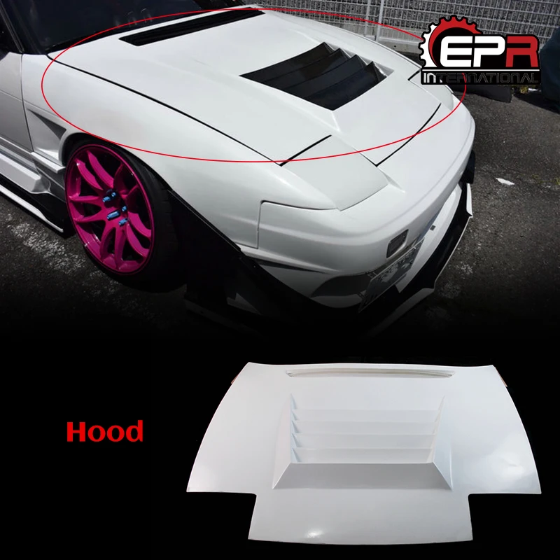 

Fiber Glass Car Parts 180SX DM Style Front Bonnet Hood