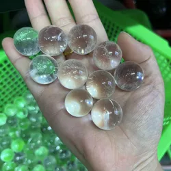 5pcs Natural Clear Quartz Sphere Crytsal Ball Healing Stone Reiki Polished DIY Home Room Decoration Gift