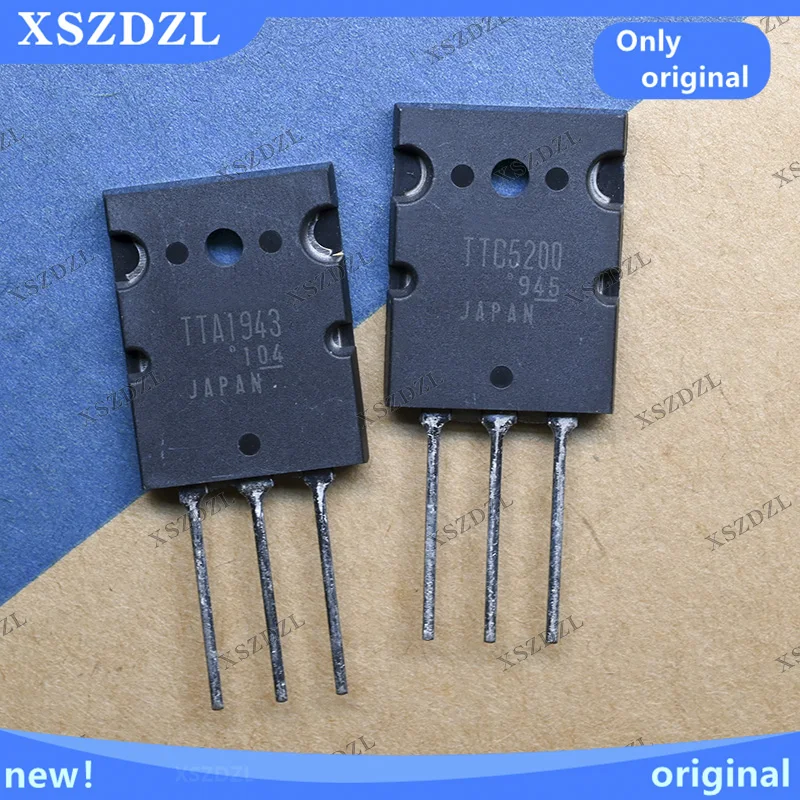 2pairs/5pairs TOS TTA1943 TTC5200 Audio pair tube A1943 C5200 TO-3P Triode pair tube 1943 5200 Transistor New Original