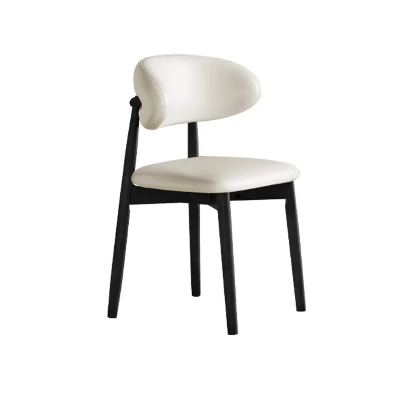 Nordic Modern Simple Solid Wood Dining Chair Household Solid Wood Chair Book Table Chair Italian Light Luxury Designer Back
