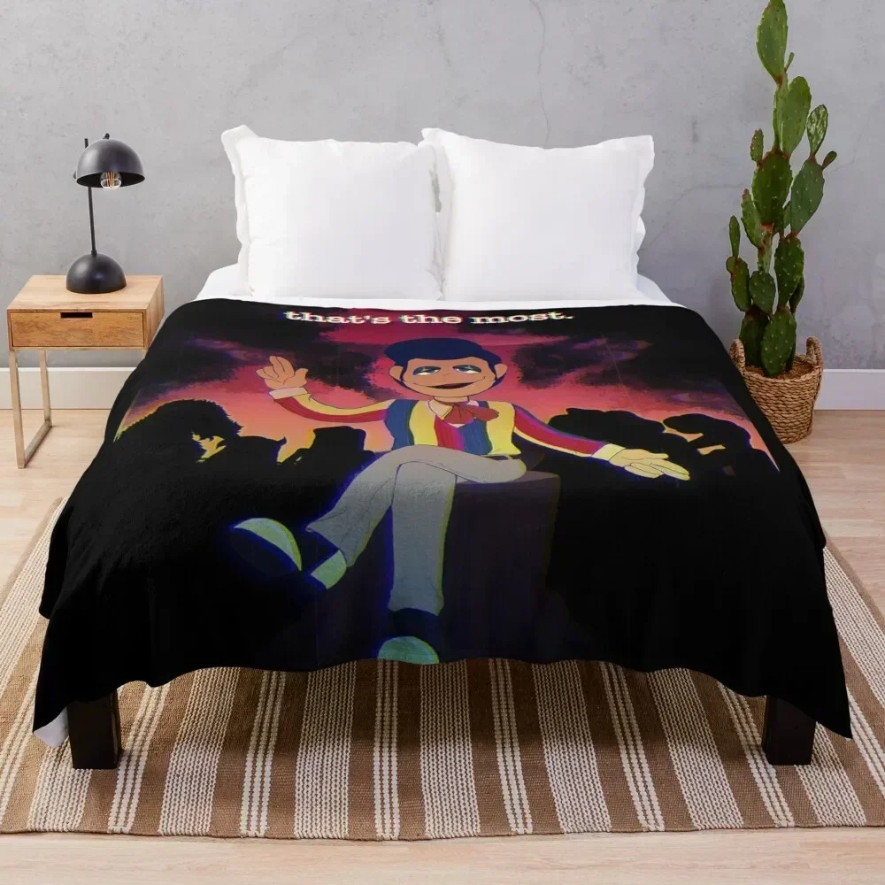 Welcome Home Wally Darling Art Throw Blanket Thermal Designers Single Soft Plaid Blankets