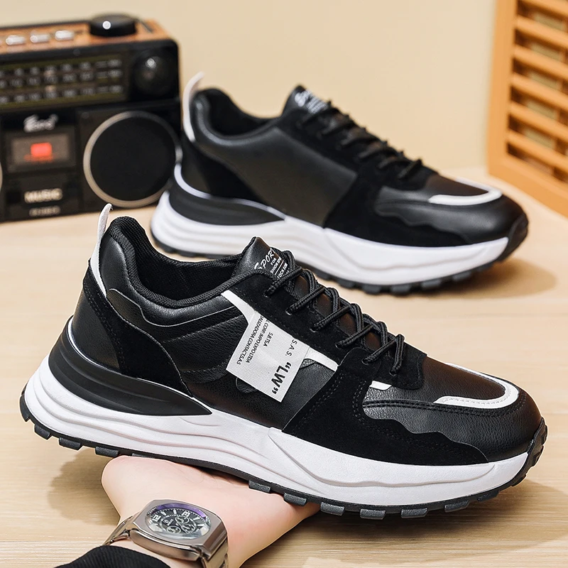 

Men's Breathable Sports Shoes Casual Trendy Versatile Thick-Soled Running Dad Shoes Autumn Collection