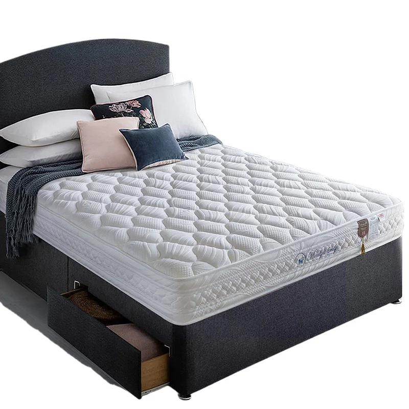 

Natural latex mattress 1.5m 1.8m independent spring coconut palm mattress, household cushion Simmons