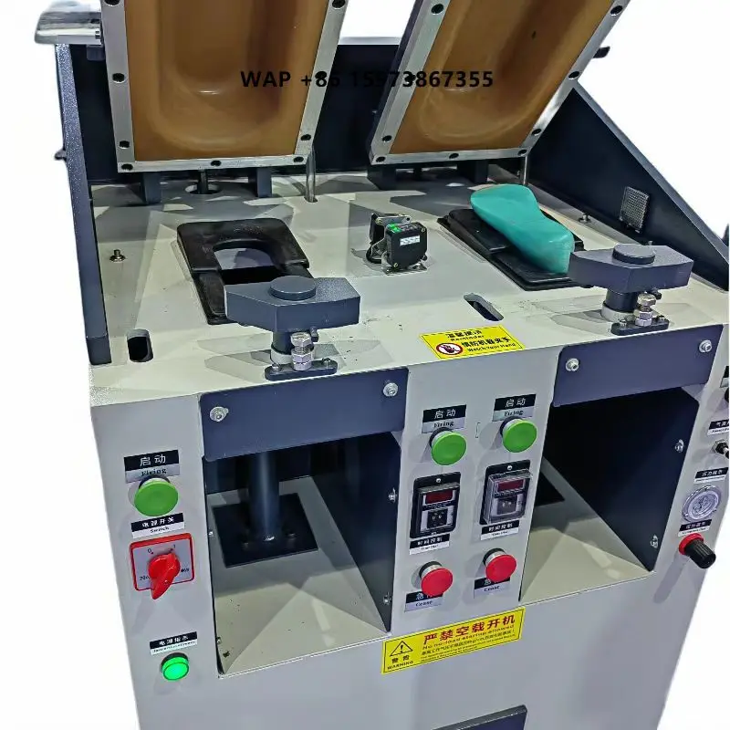 New Baolin Brand Semi-Automatic Sole Press & Attaching Machinery Shoe Making Machine 150-200 Pairs/Hour