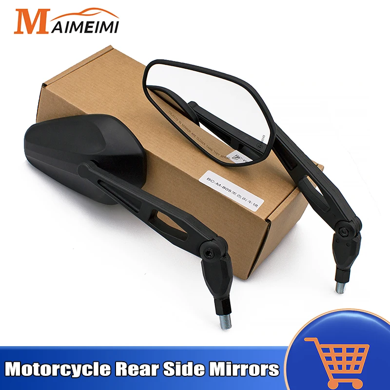 Motorcycle Rearview Mirror Handlebar Retrofit Rear View Mirror Racing Street Bike Side Mirrors for Suzuki Yamaha Kawasaki Honda