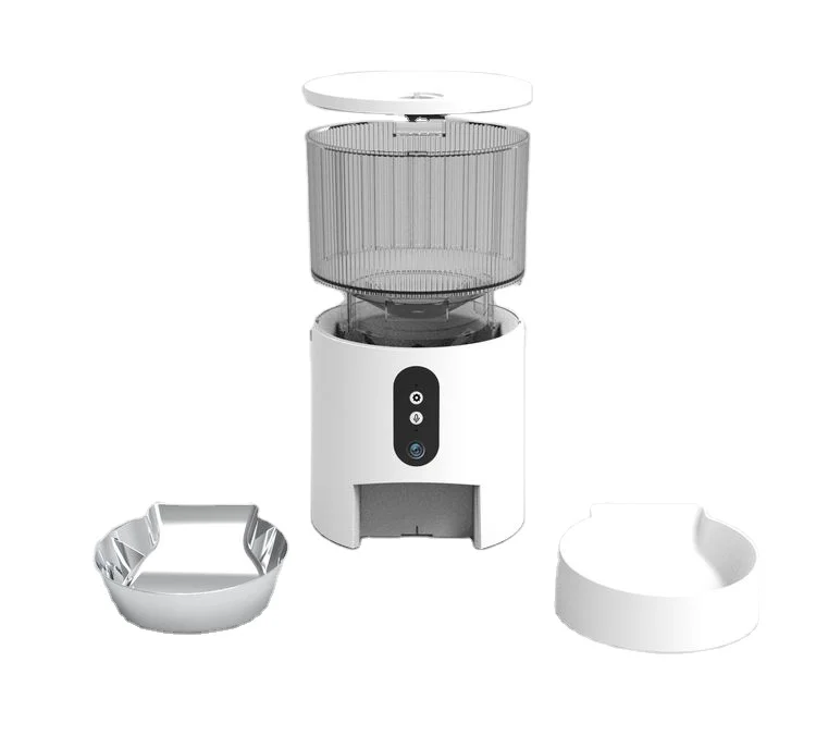 

The Newest Double-camera Video Version of the Automatic for Pets High Quality Intelligent Cat Feeder with Wholesale Hot Sale