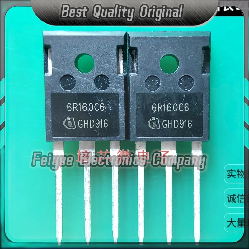 5PCS-20PCS  IPW60R160C6 6R160C6   TO-247 24A/600V Best Quality Imported Original