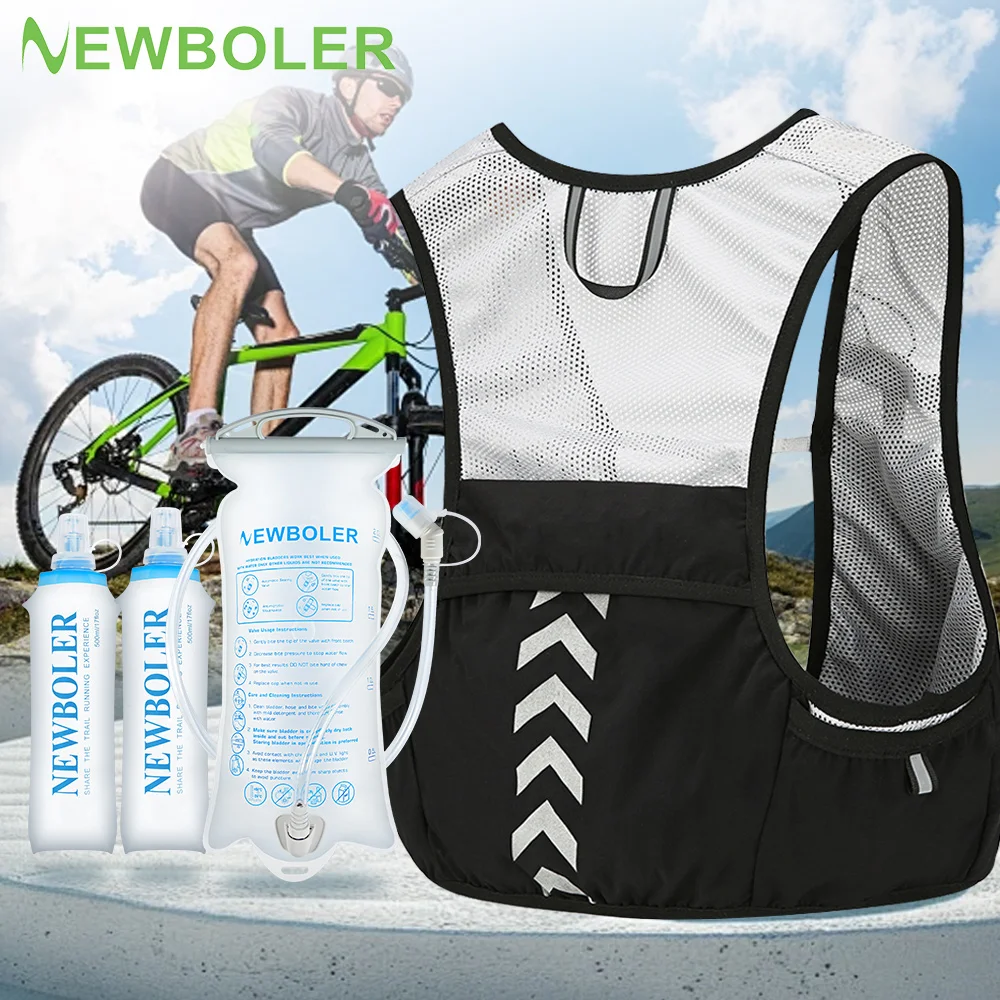 Outdoor Trail Running Backpack Ultralight Running Race Hydration Vest Marathon Bicycle Bag for Women Men Marathon Cycling Hiking