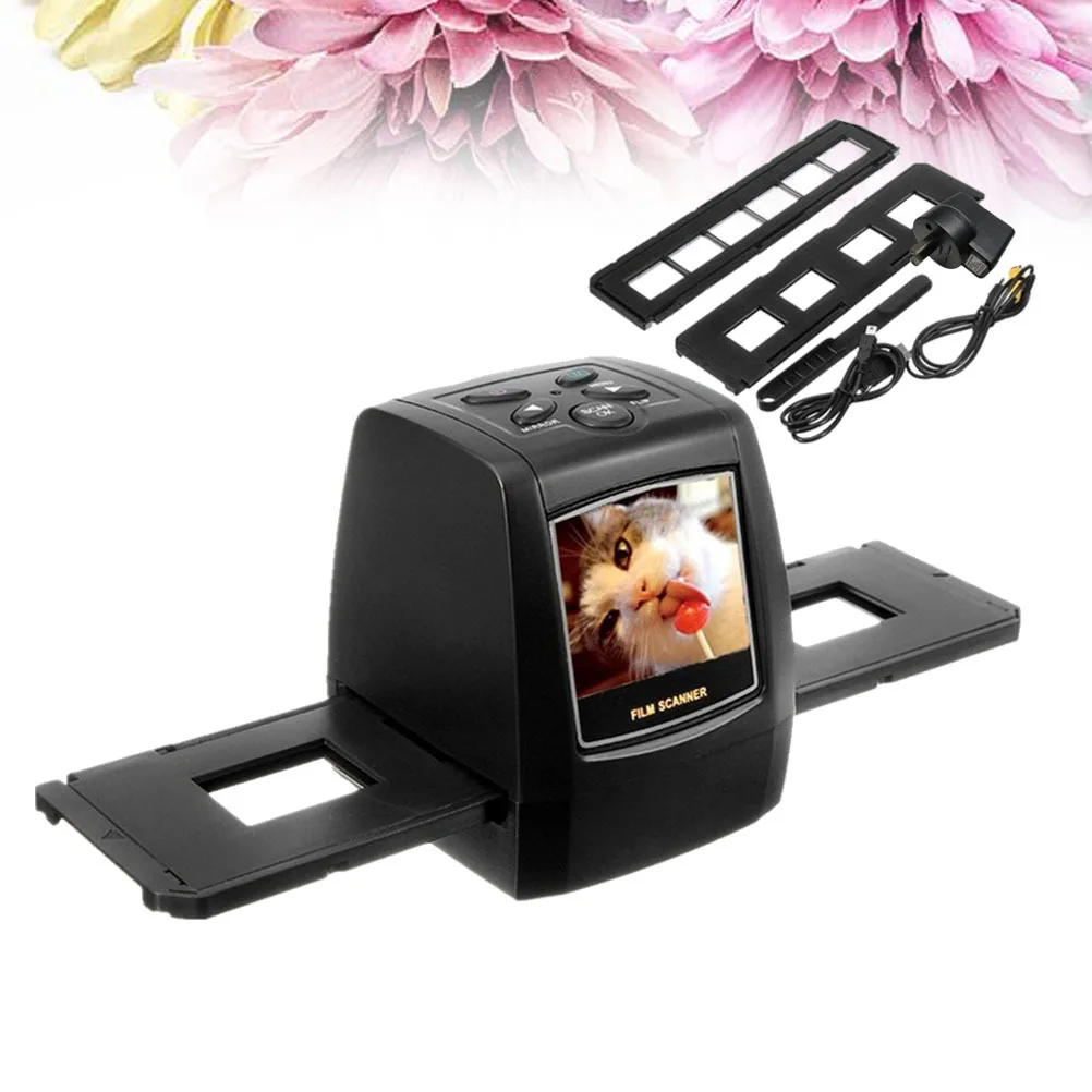 

35 135mm Portable Slide Film Scanner 3600dpi 5.0mp Negative Digital Converter USB 2.0 High Speed Card Support