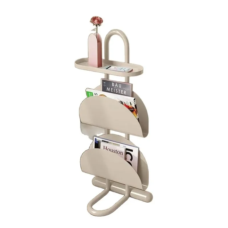 

Bedroom Shelf Magazine Coffee Table Small Creative Mobile Small Table Balcony Side Bookshelf