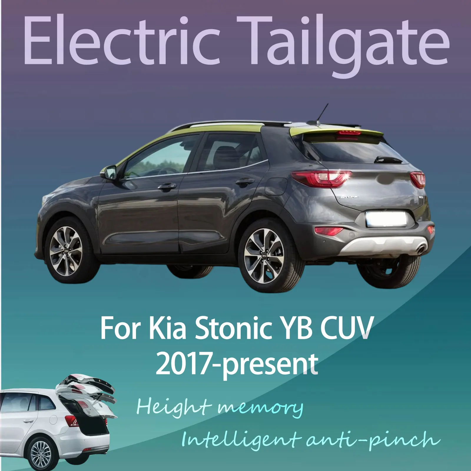 For Kia Stonic YB CUV 2017-present Electric Modified Tailgate Intelligent Height Automatic Lifting Key-Controlled