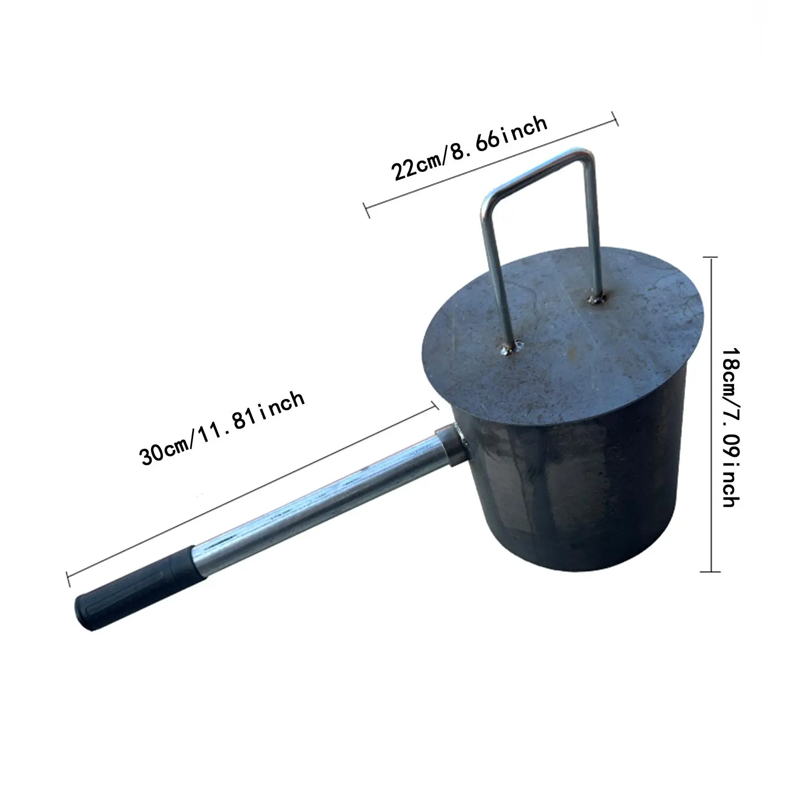 Pentola per estintore a canna di carbonio per picnic da cucina all'aperto con zaino in spalla