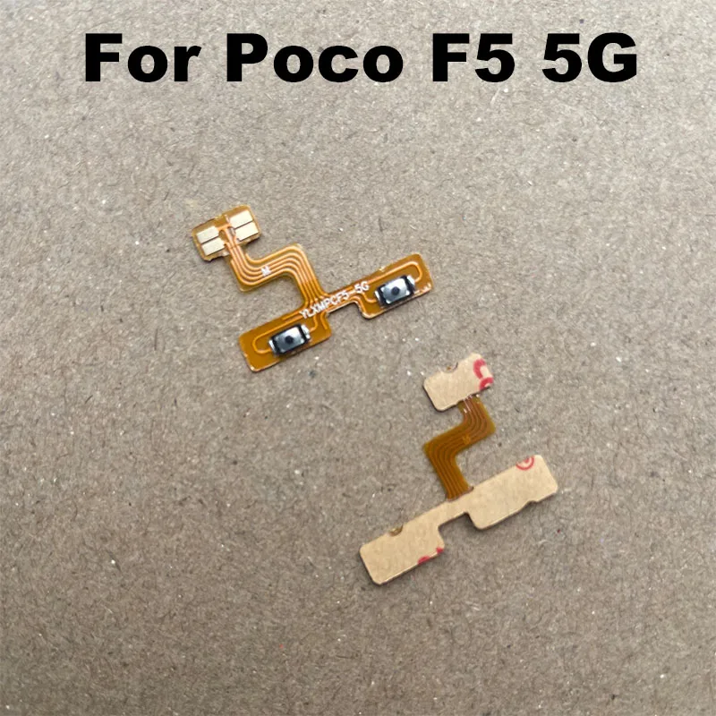 Dla Xiaomi Poco F5 G głośności Flex kabel przycisk włączania i wyłączania klucz elastyczny kabel zamiennik