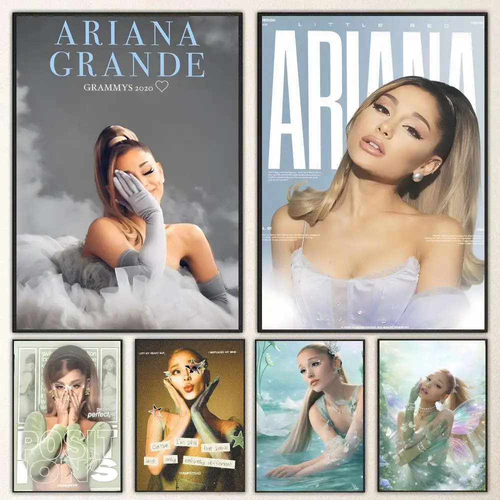 Singer Ariana Grande   Print Wall Art Pictures Canvas Painting Living Room Bedroom Home Decor Poster