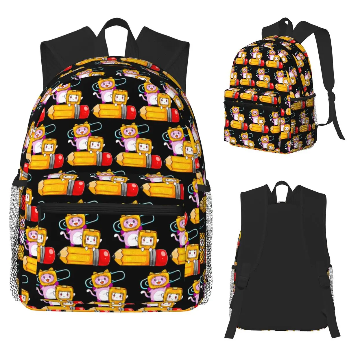 

Hot Game LankyBox Student Backpack School Bag Hiking Travel Daypack for Boys Girls Fashion Bookbag Shoulder Bags