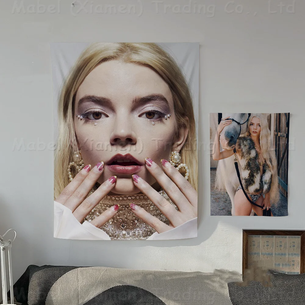 Anya Taylor Joy Printed Large Flag Art Science Fiction Room Home Decor Decor Banner