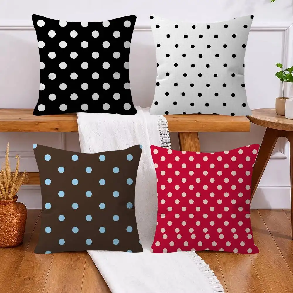 Beauty Fashion Polka Dots    pillow cover sofa cushion cover home room decoration children gift