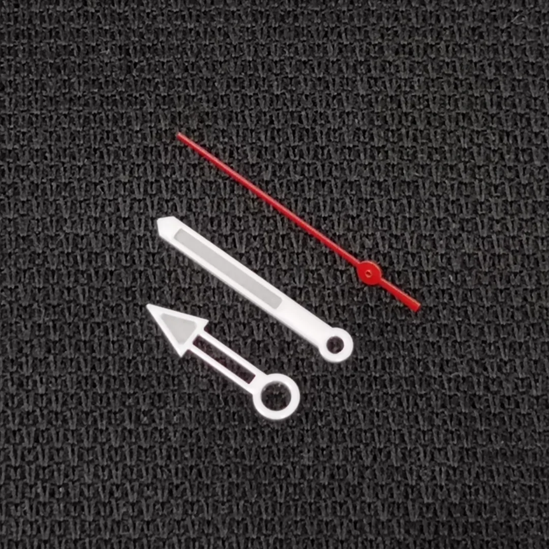 NH35 ساعة الأيدي مؤشر أبيض أحمر اليد الثانية الأخضر مضيئة إبرة ساعة استبدال أجزاء لحركات NH35 / NH36 / 4R / 7S