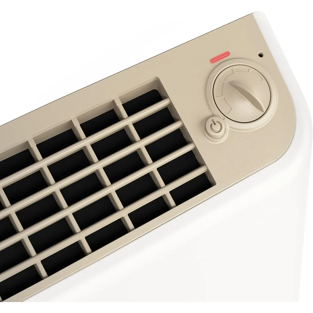 Plug-in Electric Panel Wall Heaters for Large Rooms, 1000 Watts, 24/7 Heating w/Safety Sensor Protection, Patented Quiet