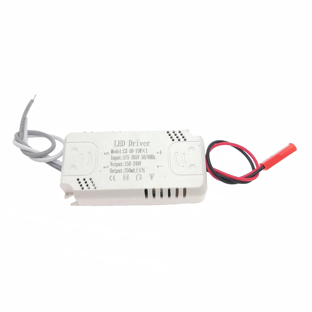 LED Driver 250mA 8-24W 25-40W 37-50W 50-75W LED Power Supply Unit AC175-265V Lighting Transformers For LED Lights & Chandeliers