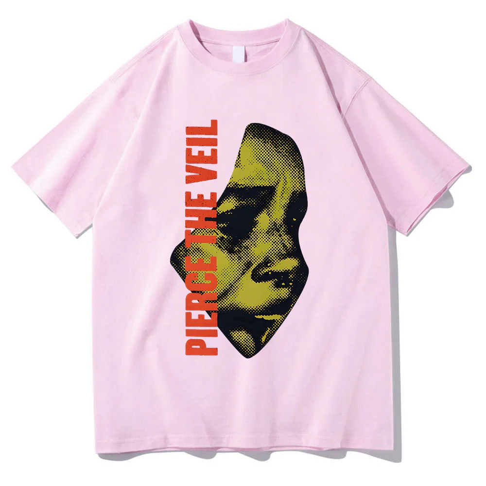 لا أستطيع سماعك جولة تي شيرت بيرس الحجاب روك باند قصيرة الأكمام القطن تي شيرت للجنسين الصيف الرجال النساء الشارع الشهير عادية