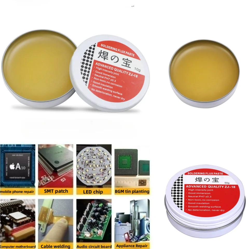 

10g/50g Soldering Paste Mild Rosin Environmental Soldering Paste Flux PCB IC Parts Welding Soldering Gel Tool for Metalworking