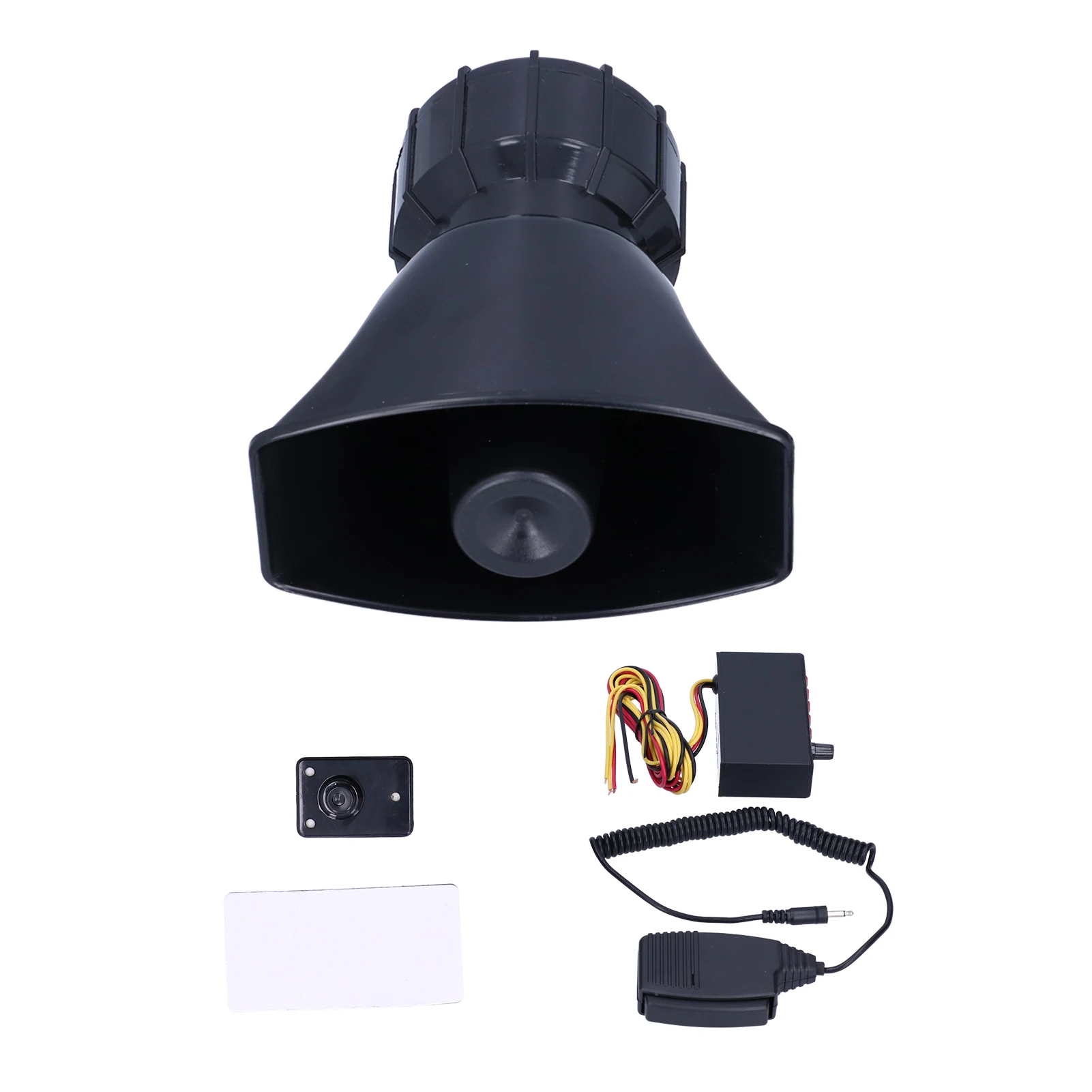 12 فولت 100 واط 125DB آلة تنبيه السيارة مكبر الصوت 5-الصوت إنذار تحذير الطوارئ صفارة الإنذار النار العالمي للسيارات دراجة نارية الملحقات #4