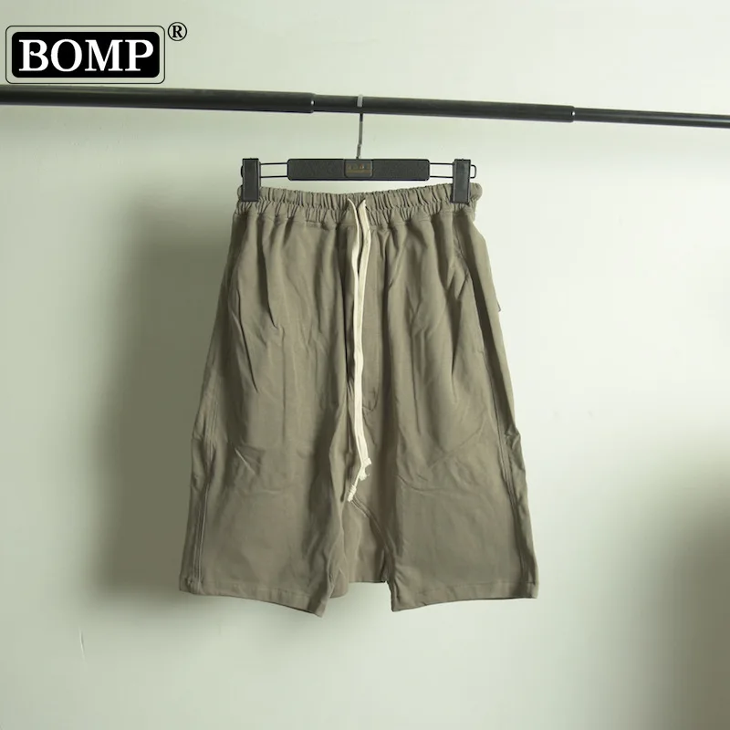 

[BOMP] Ro Dark Style Pure Cotton Casual Sports Style Shorts Harlan Five Quarter Pants Gray Green Men's Pants