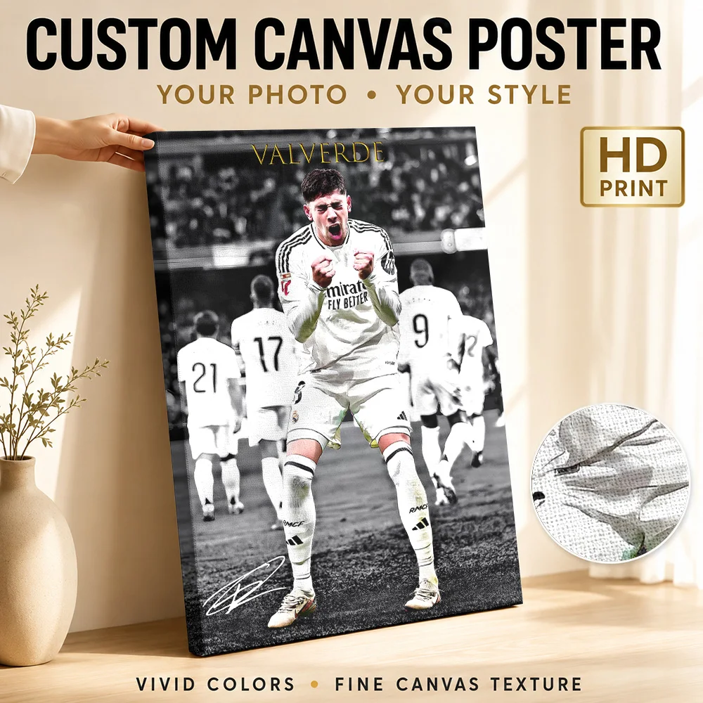 Luis Nani, un homenaje al fútbol: póster en lienzo con marco, diseño audaz, ideal para decorar paredes, con foto personalizada para el gimnasio en casa, un regalo perfecto para los aficionados.