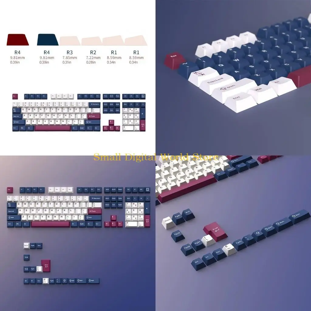 77UB 126Key Mech Soldier Keycap Original Profile Personality Double Shot PBT Keycap