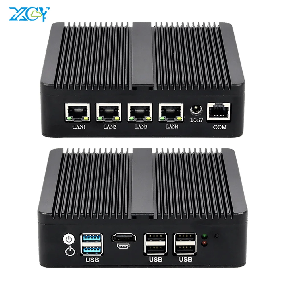 SOHO Home Office Enterprise Quad Core J4125 4LAN 2.5G  I225V NIC Gigabit Ethernet Firewall Pfsense Gateway Router