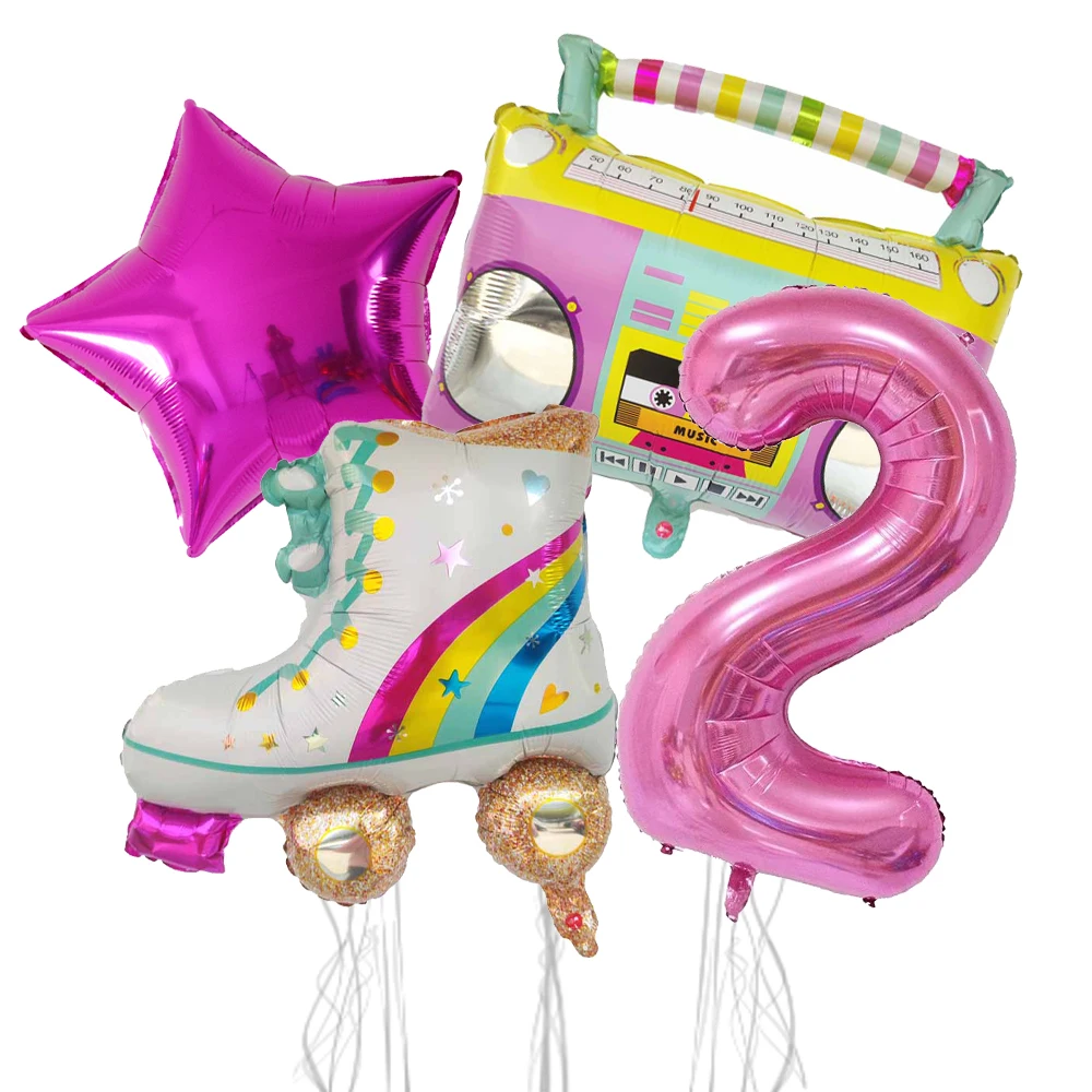 4 Buah Balon Angka 32 Inci Ben - Kids Education Number ulasan dan harga