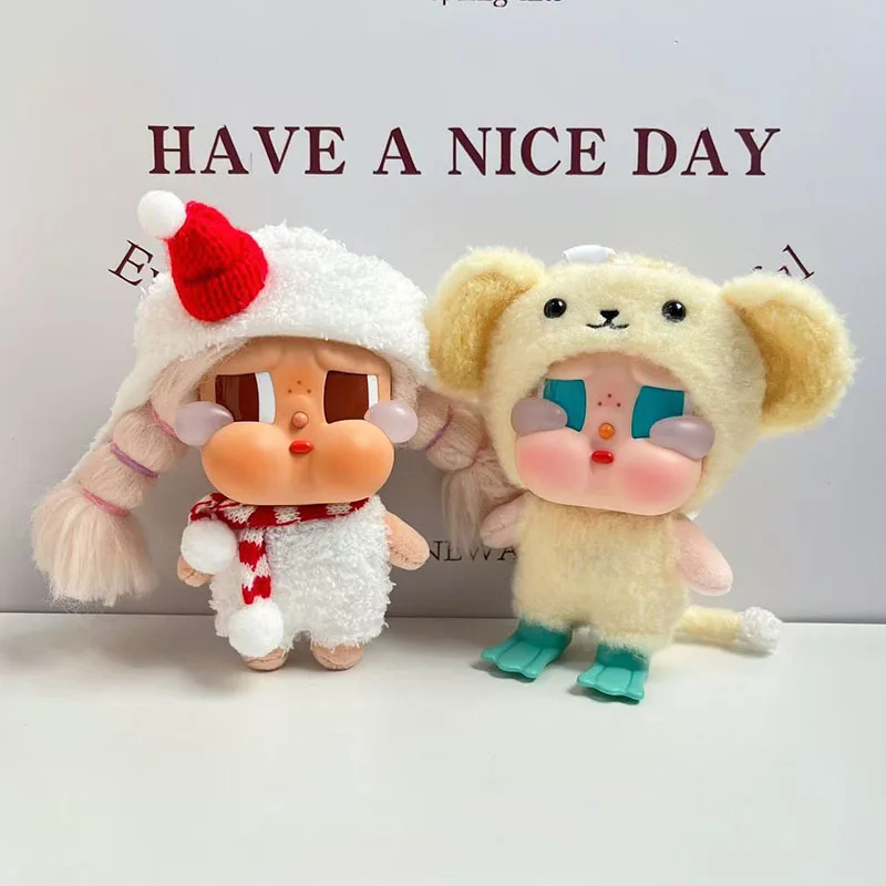 

Handmade Crybaby Velvet Doll Clothes 15cm Snowman Costume And Dj Tail Kero Style Outfit For 15cm Crybaby Plush Doll No Dolls