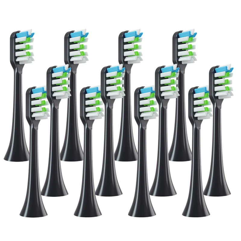 12 PCS for SOOCAS X3/X3U/X5 Brush Heads Replaceable Soft DuPont Sonic Electric Toothbrush Clean Brush Vacuum Bristle Nozzles