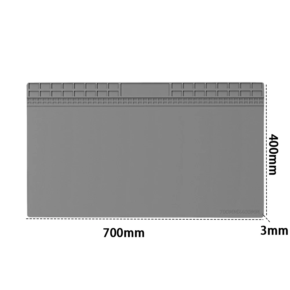 Imagem -06 - Estação de Solda de Silicone Bga Plataforma de Mesa Resistente ao Calor 70*40cm Tapete de Solda para Telefone Eletrônico Laptop Reparo de Relógio