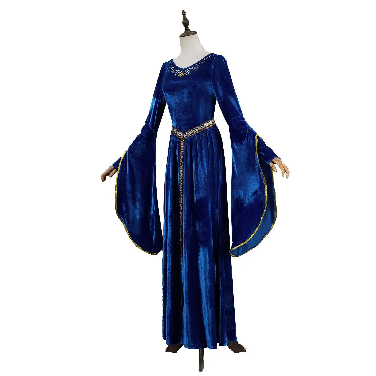 Costume de Cosplay de danse de cour rétro médiéval, vêtements de reine du moyen-orient, tenue d'halloween, robe cloche Sve pour femmes