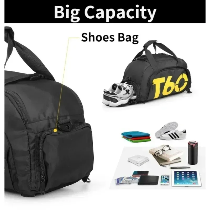 Gym Bag Waterproof Fitness Bag Sport Men Women Bag Outdoor Fitness Portable Bags Ultralight Yoga Sports Large Travel Backpack image 2