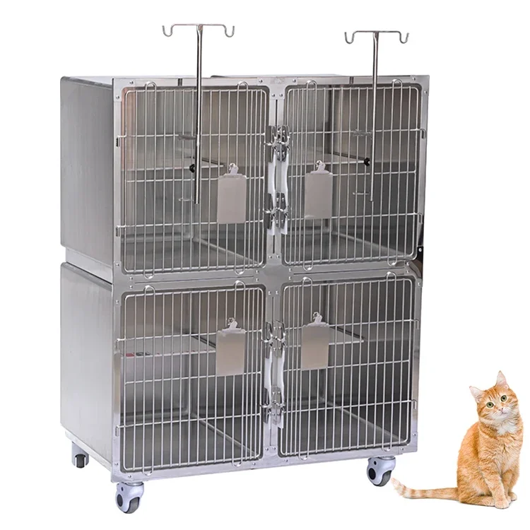 VSS007C Stainless Steel Cheap Pet Houses for Shop Large Cat Breeding Animal Cages