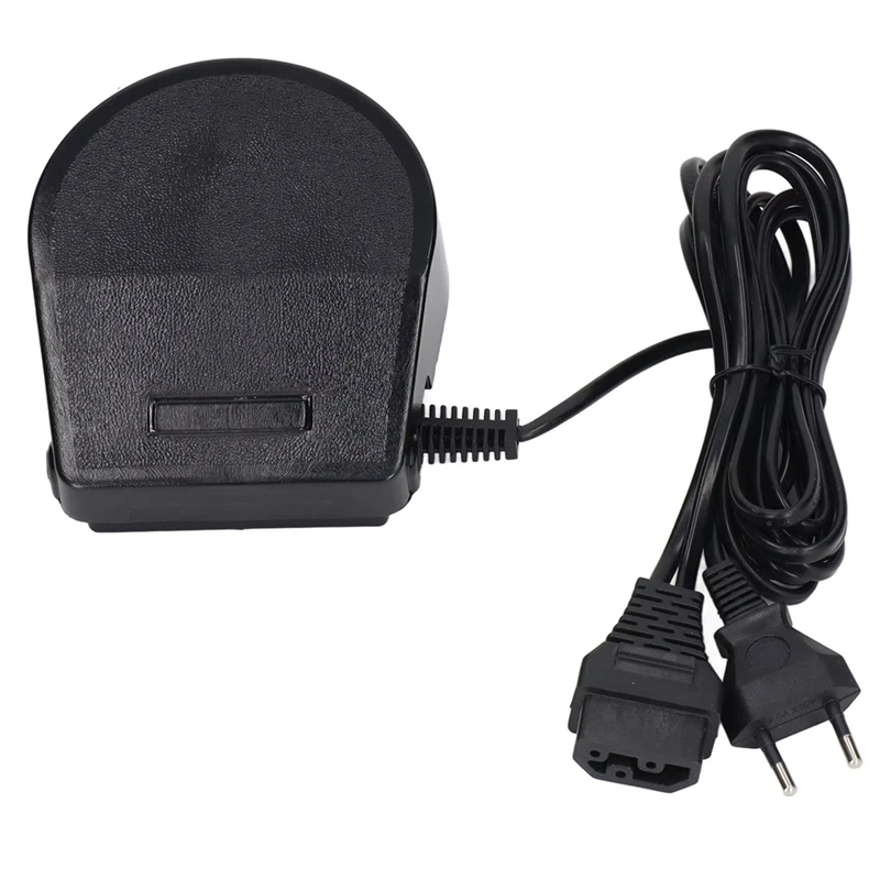 AT69 -Sewing Machine Foot Pedal Sensitive Universal 220V Horseshoe Shaped Sewing Machine Pedal With Power Cord EU Plug