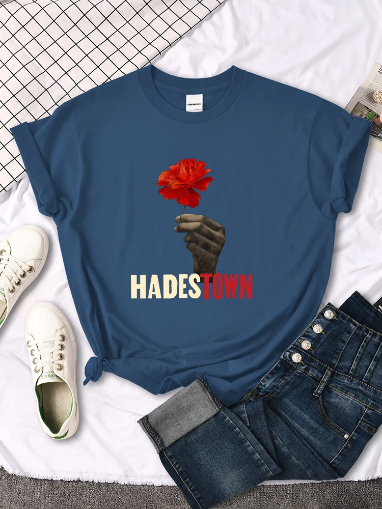 Old Sad Song Hadestown T Shirt Woman Fashion Street Short Sleeve Hip Hop Cool Clothes Summer Casual T-Shirt Female