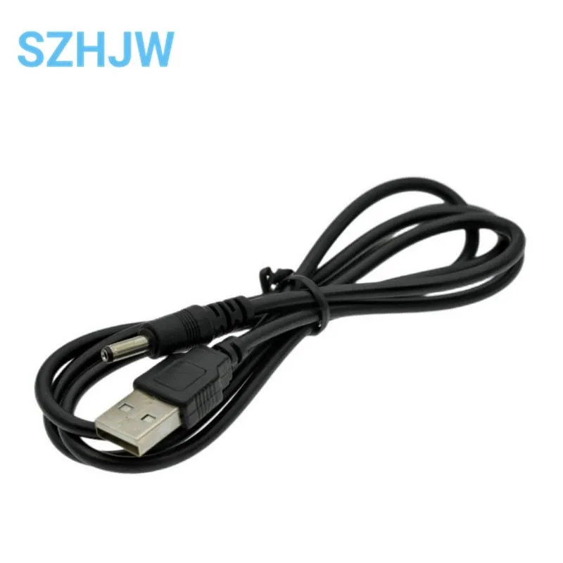 Usb macho a 3.5x1.35mm dc5.5 * 2.1mm tomada barril jack 5v dc cabo de alimentação adaptador carregador cabo