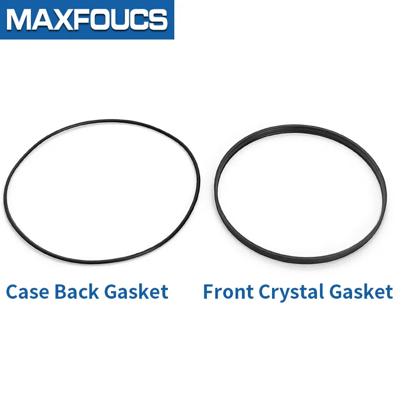 Black Gasket Suitable For GA-2100/GA-B2100 For Front Crystal Case Back Internal Diameter 32.5/34mm Watch Parts ,1/2 pcs