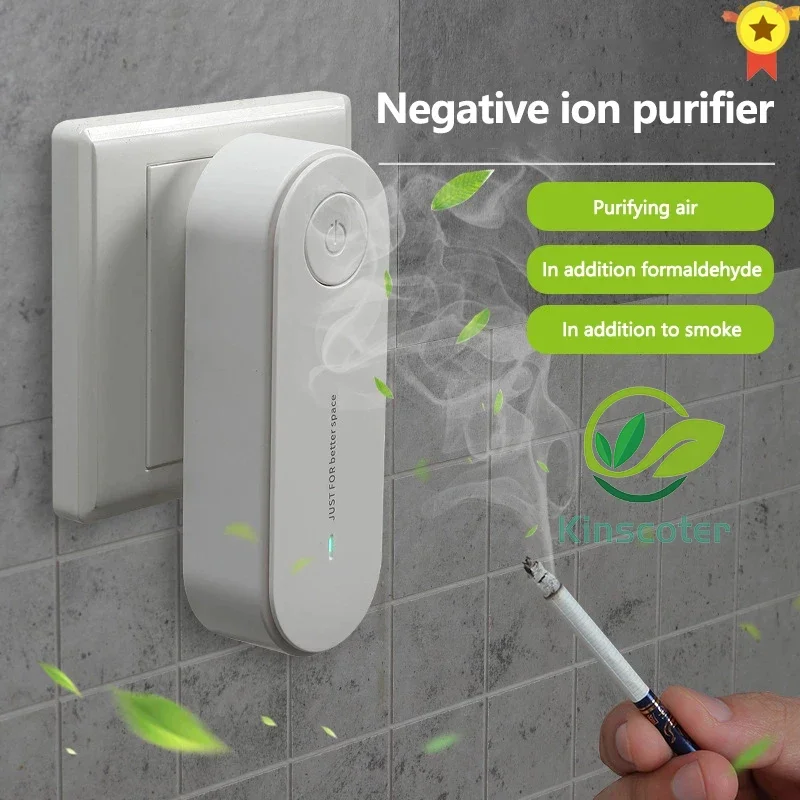 Portable Anion Air Purifier Ionizer Cleaner - Dust & Smoke Remover Essential oils Air purifier filter Hepa filter